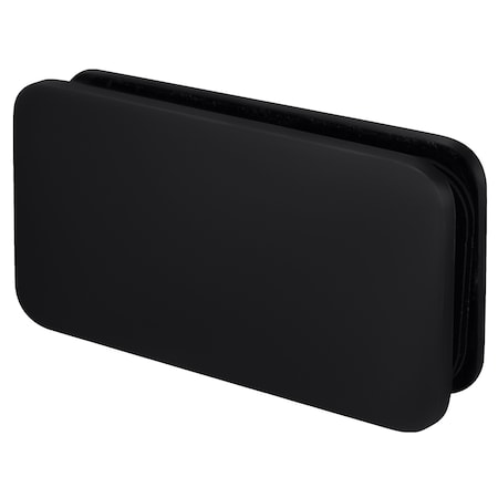 Cr Laurence Matte Black 180 Degree Traditional Style Glass Clamp GCB180MBL